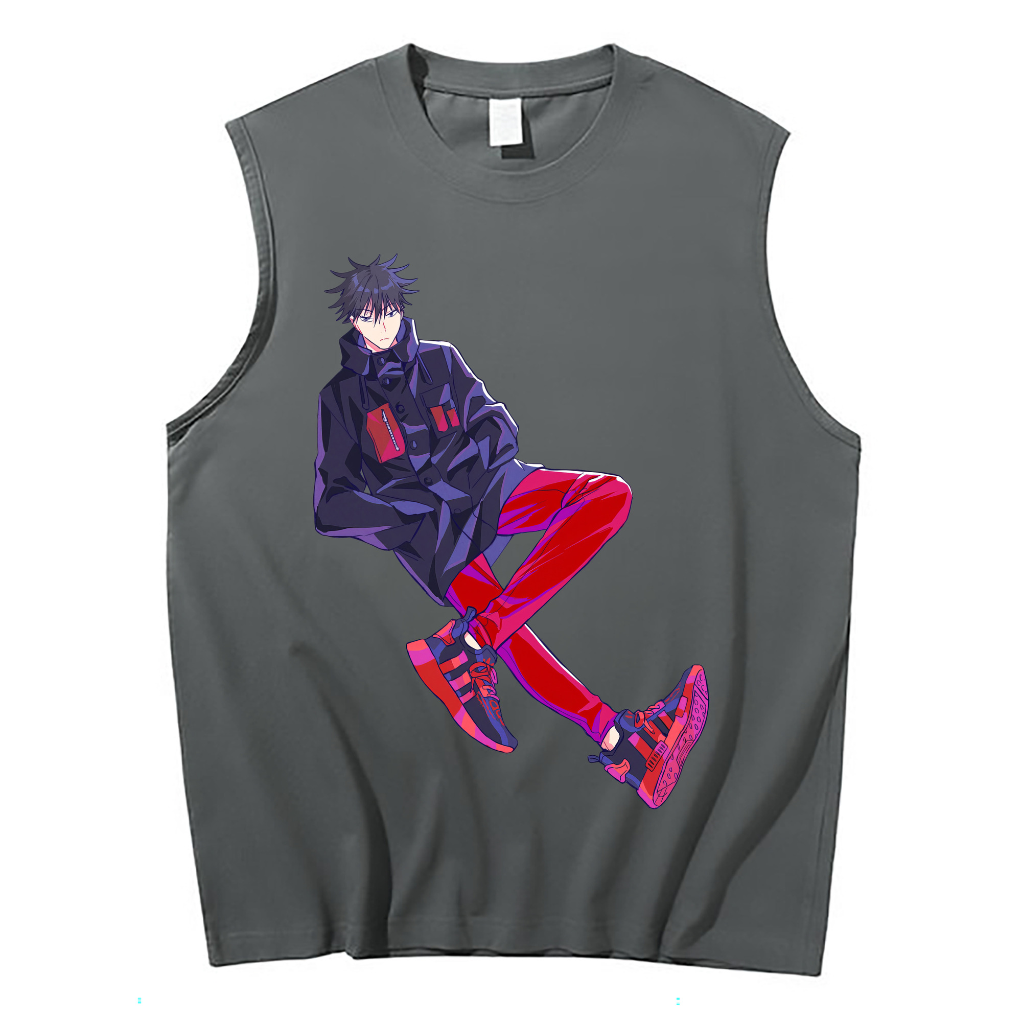 （画像用） 呪術廻戦 Jujutsu Kaisen コットン100％タンクトップ（フロントプリント）